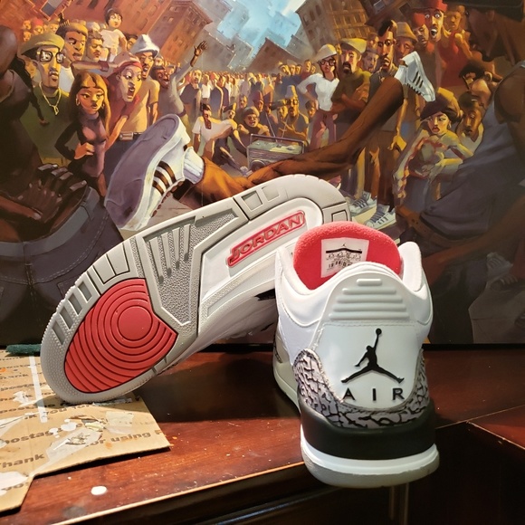 Sold... Jordan White Cement 3 - Picture 4 of 6